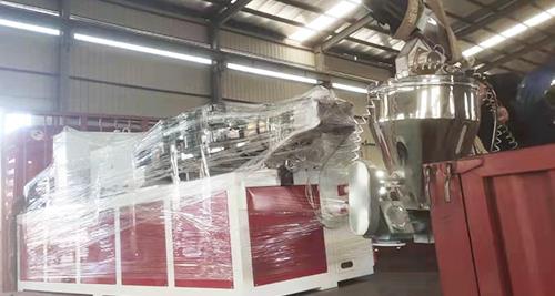 PE管材生產線發(fā)貨